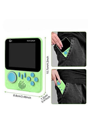 3.5 İnç Mini Atari Taşınabilir Oyun Konsolu 666 Adet Retro Oyun