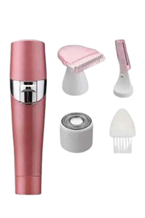 Yüz Kaş ve Tüm Vücut Epilasyon Aleti 3 Başlıklı Hassas Ciltlere Uygun Epilatör