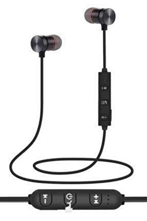 Bluetooth Bağlantılı Kablolu Mıknatıslı Sport Kulaklık