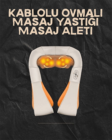 Ovmalı Isıtmalı Elektrikli Masaj Aleti – Boyun, Sırt, Bel, Omuz ve Bacak İçin Profesyonel Masaj Aleti