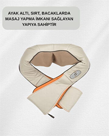 Vücut Masaj Aleti – Ergonomik Tasarım, Güçlü Ovmalı Masaj Teknolojisi