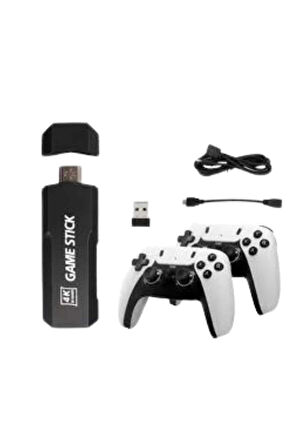 4k Kablosuz Çift Kol Retro Oyunlar 20000 Oyunlu Atari