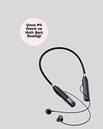 Uzun Pil Ömrü ve Hızlı Şarj Özellikli Bluetooth Kulaklık