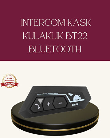 Motosiklet Sürüşleri İçin BT22 Kask Bluetooth Kulaklık Mikrofonlu