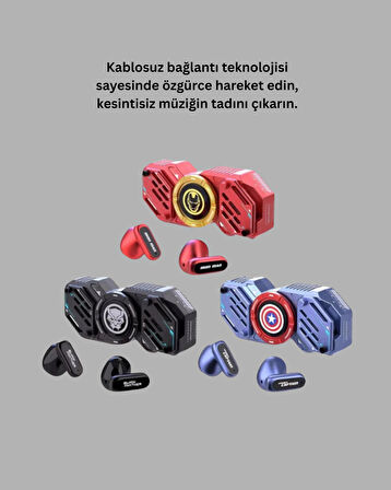 2025 A Kalite Bluetooth Kulaklık Titreşimli Mikrofonlu Uzun Pil Ömürlü