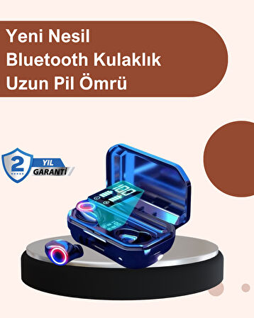 Şarj Kutulu TWS Kulaklık – Otomatik Eşleşme ve Hızlı Şarj