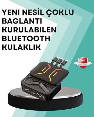 Şarj Kutulu Bluetooth Kulaklık – 2 Saatte Tam Şarj