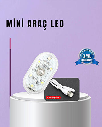 Araç İçi ve Ev Kullanımı İçin 7 Renkli Dekoratif LED Lamba