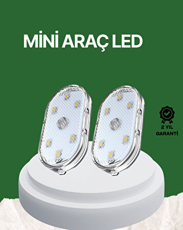 Dokunmatik Sensörlü Şarjlı Araç İçi Ambiyans Aydınlatma