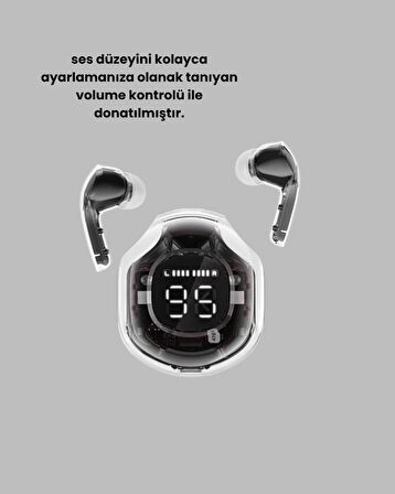 Kablosuz Bluetooth Kulaklık Hifi Ses Kalitesi ve Mikrofonlu