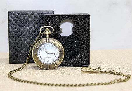 Özel Kutulu Antik Köstekli Saat Alk4684