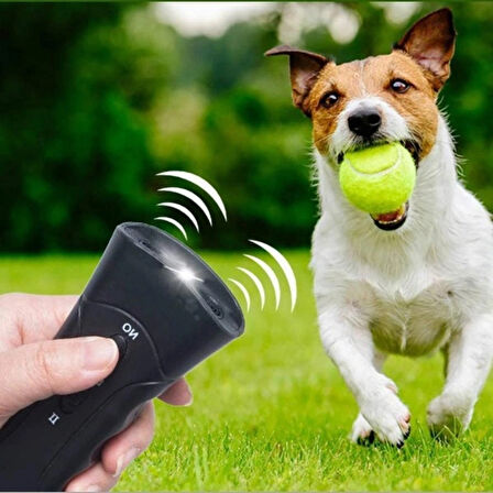 Ultrasonik Köpek Uzaklaştırıcı - LED Işıklı Köpek Eğitici ve Kovucu