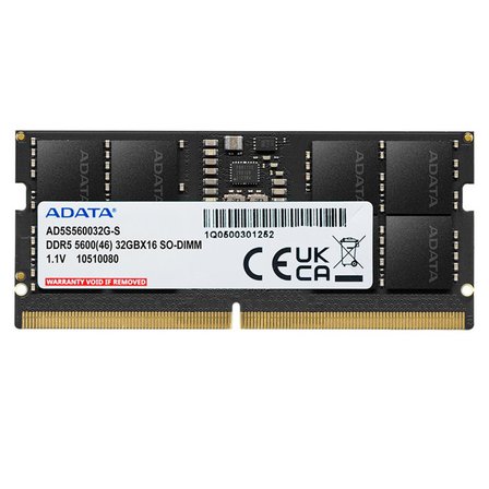 Adata NTB DDR5 32GB 5600MHz AD5S560032G-S