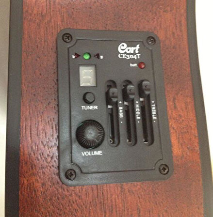 CORT ENDONEZYA CORT AD810E-OPW ELEKTRO AKUSTİK GİTAR, ÇANTALI, OPEN PORE, LADİN KAPAK