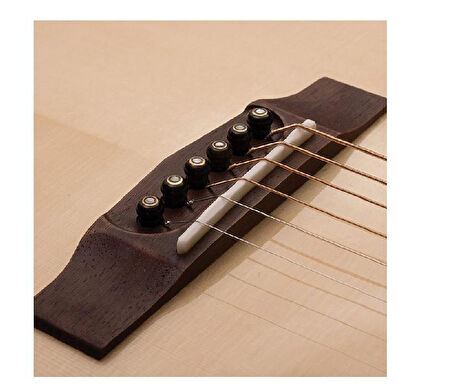 CORT ENDONEZYA AKUSTİK GİTAR, KILIFLI, OPEN PORE, LADİN KAPAK, AR