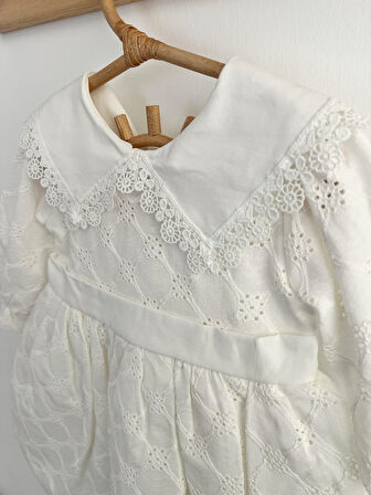 Kız Çocuk Elbise Uzun Kollu Fistolu V yaka Özel Gün Doğum Günü Düğün Parti Günlük Kız Bebek Elbise