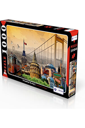 Adam Games Istanbul Kolaj 1000 Parça Puzzle Yapboz