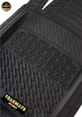 Peugeot 307 HB 2001 - 2013 KESİLEBİLİR ÜNİVERSAL YÜKSEK KALİTE KOKUSUZ  HAVUZLU OTO PASPAS ADA SİYAH