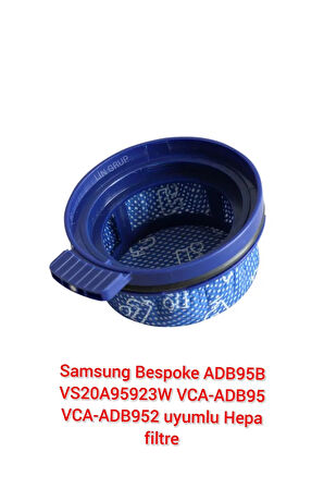 Samsung Bespoke ADB95B VS20A95923W VCA-ADB95 VCA-ADB952 uyumlu Hepa filtre