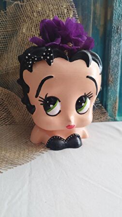 Betty Boop Saksı