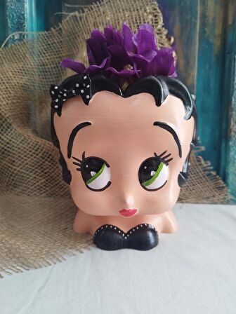 Betty Boop Saksı