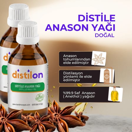 Distilon Distile Anason Yağı 100 ML X 2 ADET