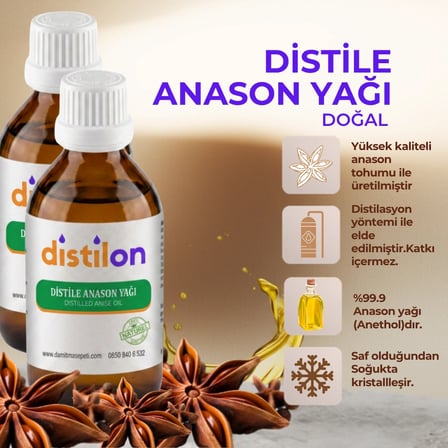 Distilon Distile Anason Yağı 100 ML X 2 ADET