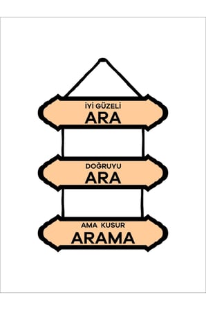 Iyiyi Güzeli Ara Duvar Süsü Dekoratif Ahşap Duvar Süsü