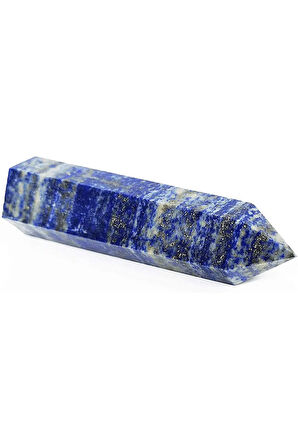 Sertifikalı 1.kalite Doğal Lapis Lazuli Taşı Piramit Kazık Obelisk Parça