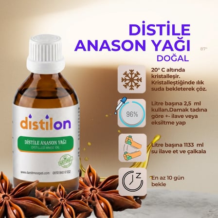 Distilon Distile Anason Yağı 100 ML
