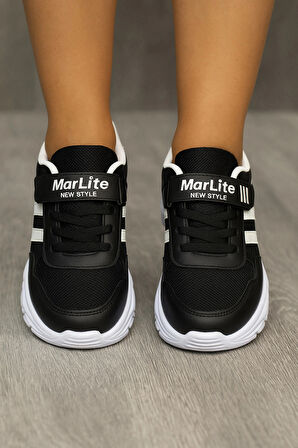 Çocuk Ortopedik Cırtlı Hafif  Unisex Sneaker Spor Ayakkabı