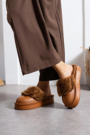 Kadın Cırtlı Çıkarılabilir Rahat Kaymaz Taban Ev Dış Mekan Peluş Terliği