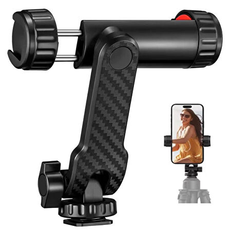 Microcase Çok Fonksiyonlu Döner Başlıklı Telefon Tutucu Parça - SİYAH AL4982