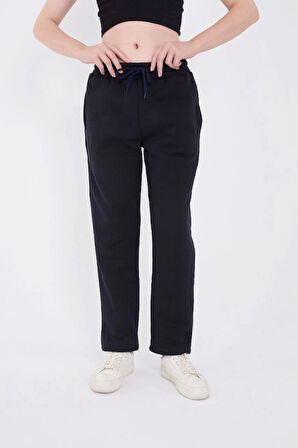 35 AVM Unisex Üç İplik Basic Eşofman Pantolon - Lacivert