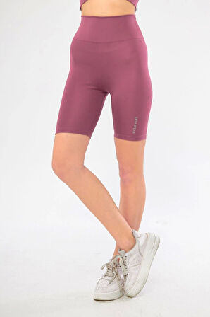 35 AVM Biker Sporcu Şort - Pembe