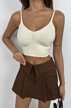 35 AVM V Yaka Crop Bluz