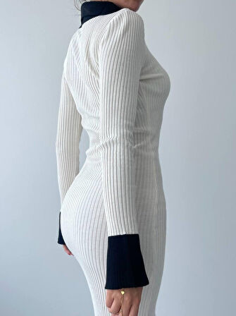 35 AVM Plauen Triko Elbise