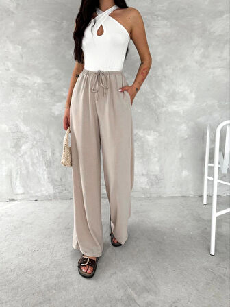 35 AVM Ayrobin Oversize Pantalon - Bej