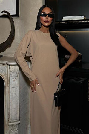 35 AVM Aethra Tek Kol Uzun Elbise 2693-8