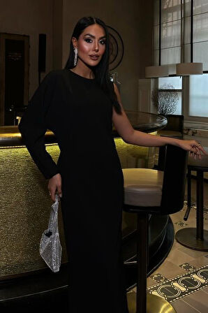 35 AVM Aethra Tek Kol Uzun Elbise 2693-8