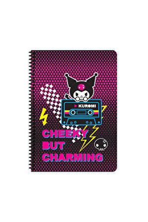 Keskin Color Kuromi Kareli Defter | 16,5 x 22,5 cm | Spiralli – 80 Yaprak