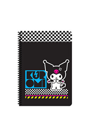 Keskin Color Kuromi Kareli Defter | 16,5 x 22,5 cm | Spiralli – 80 Yaprak