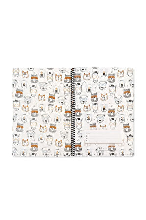 Keskin Color Animal Friends Çizgili Defter (16.5 x 22.5 cm)