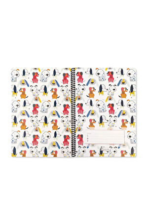 Keskin Color Animal Friends Çizgili Defter (16.5 x 22.5 cm)