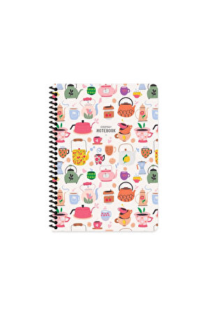 Keskin Color Coffee Çizgili Defter (16.5 x 22.5 cm)