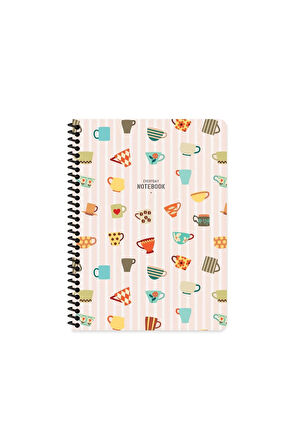 Keskin Color Coffee Çizgili Defter (16.5 x 22.5 cm)