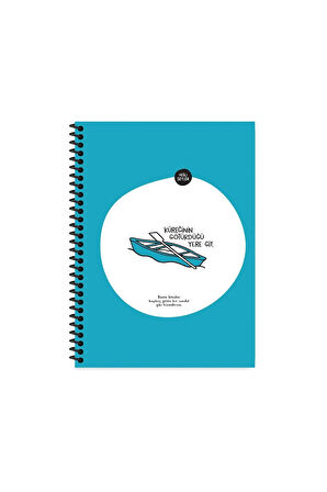 Hisli Şeyler 18.5x25 Çizgili Defter - Küreğinin Götürdüğü Yere Git