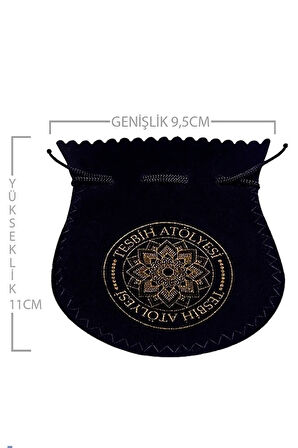 Sertifikalı Doğal Obsidyen Taşı Kolye (Gümüş Aparatlı)
