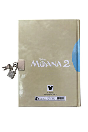 Keskin Color Moana Kilitli Hatıra Anı Defteri 14x20 cm – 80 Yaprak Sert Kapak