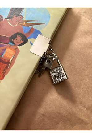 Keskin Color Moana Kilitli Hatıra Anı Defteri 14x20 cm – 80 Yaprak Sert Kapak